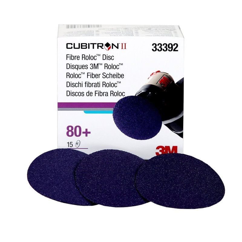 3M™ Cubitron™ II Roloc™ Fibre Disc 786C, 75 mm, 80+, 33392