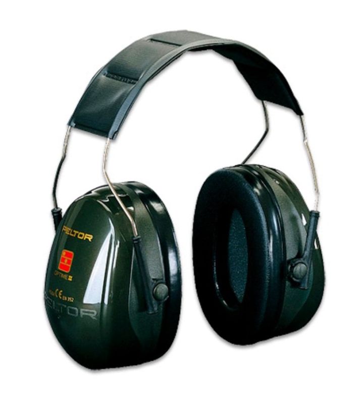 3M™ PELTOR™ Optime™ II Earmuffs, 31 dB, Green, Headband, H520A-407-GQ