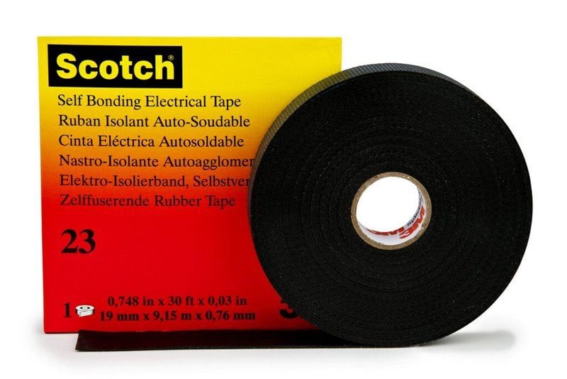 Scotch® 23 EPR gumi. Nagyfeszültségű szigetelő szalag 19 mm x 9,15 m