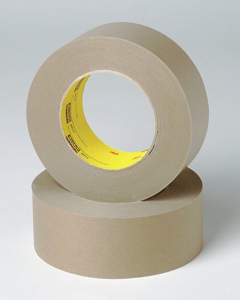 Scotch™ Flatback Masking Tape 2517, Medium Brown, 100 mm x 55 m, 0.165 mm