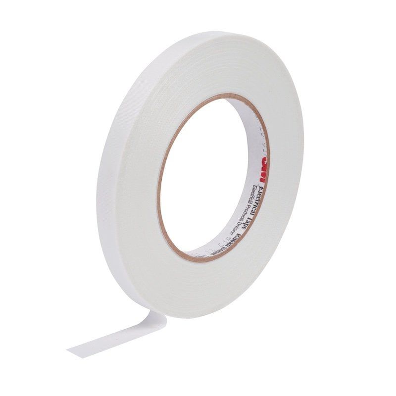 3M™ Glass Cloth Electrical Tape 79, 616 mm x  54.9 m, Log Untrimmed 1 Side,  76 mm Paper
