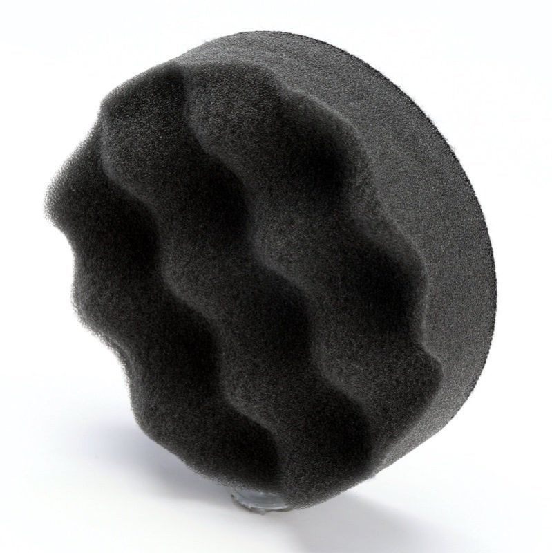 3M™ Perfect-It™ polírozó szivacs, 75 mm, hullámos, fekete, finom, PN05726