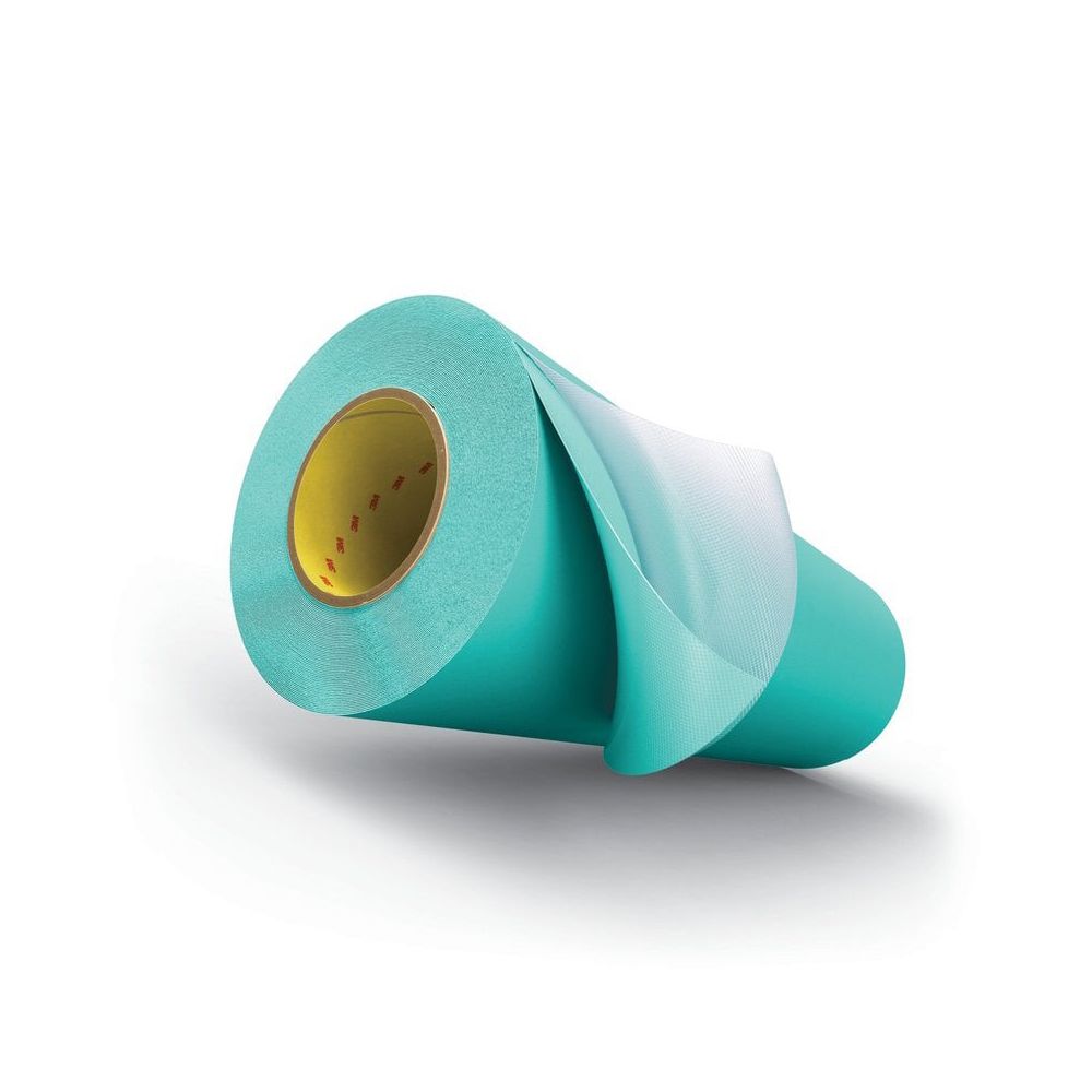 Foamed plate mounting tape, 0.51 mm thickness, medium firm density foam, teal