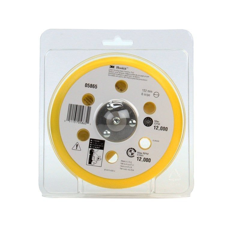 3M™ Hookit™ Clean Sanding Abrasive Disc Pad, 6 in, 05865
