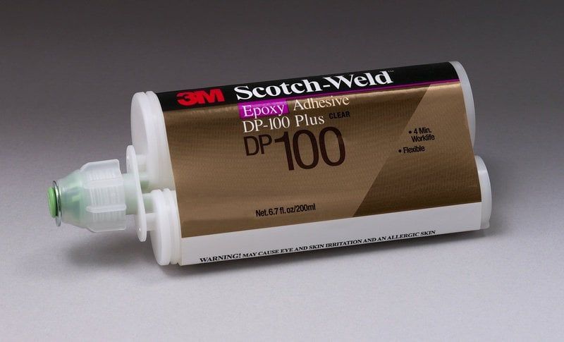 3M™ Scotch-Weld™ Epoxy Adhesive DP100 Plus, Transparent, 48.5 ml, Applicator Needed