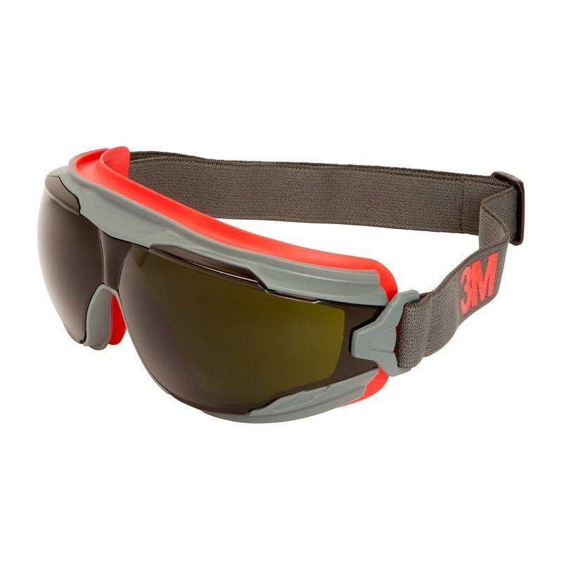 3M™ Goggle Gear™ 500 Safety Goggles, Scotchgard™ Anti-Fog / Anti-Scratch Coating (K&N), IR5 Grey Lens, GG550SGAF-EU, 10/Case