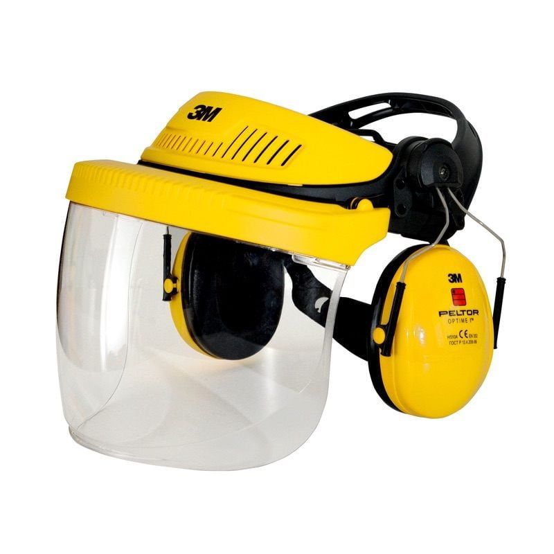 3M™ Headgear Combination, Industry, Yellow, G500V5F11H51-GU, 10 ea/Case