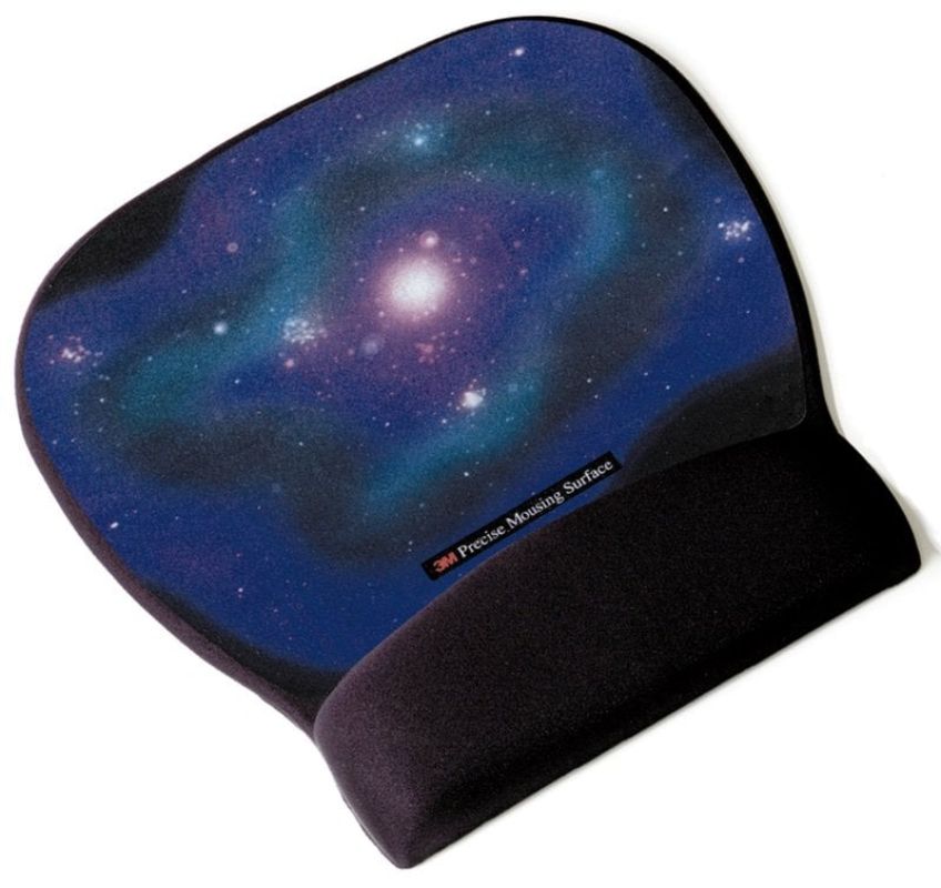 3M™  Mouse pad with Gel Wrist-Rest and Precise™ Mousing Surface - Star Galaxy 221 x 234 x 19mm 1/Pack