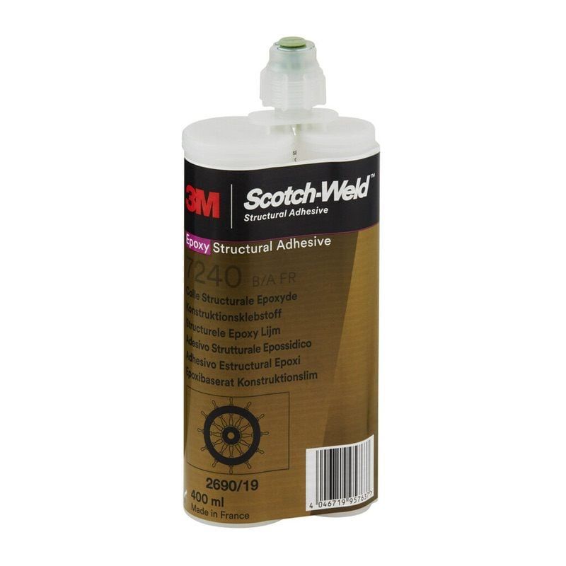 3M™ Scotch-Weld™ Epoxy Adhesive 7240, Black, Part B/A, 400 ml