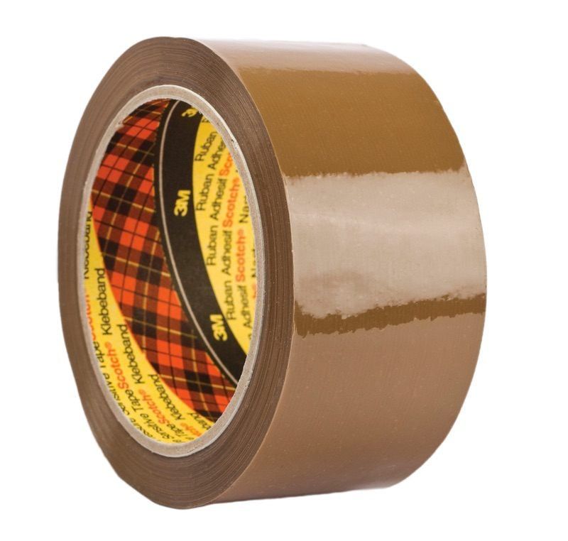 Scotch™ General Purpose Low Noise Box Sealing Tape 309, Brown, 50 mm x 66 m