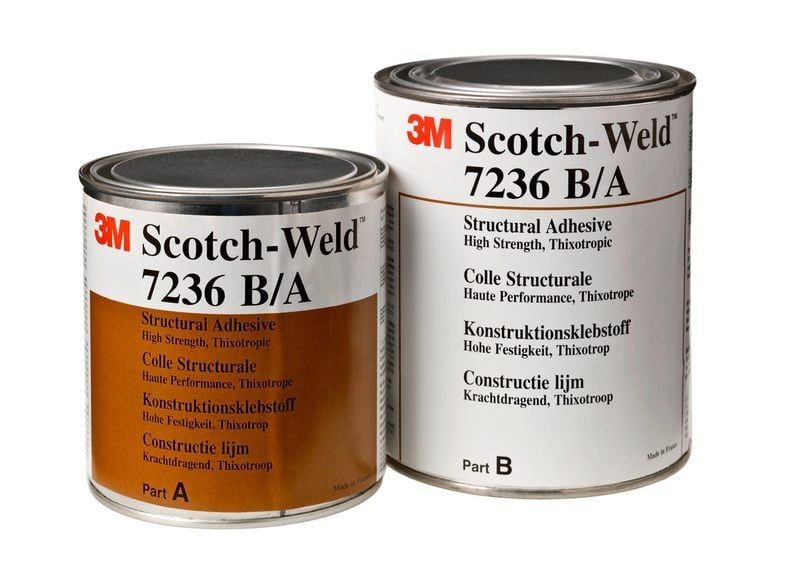 3M™ Scotch-Weld™ Structural Adhesive 7236 B/A, White, 1L Kit, 1 per case