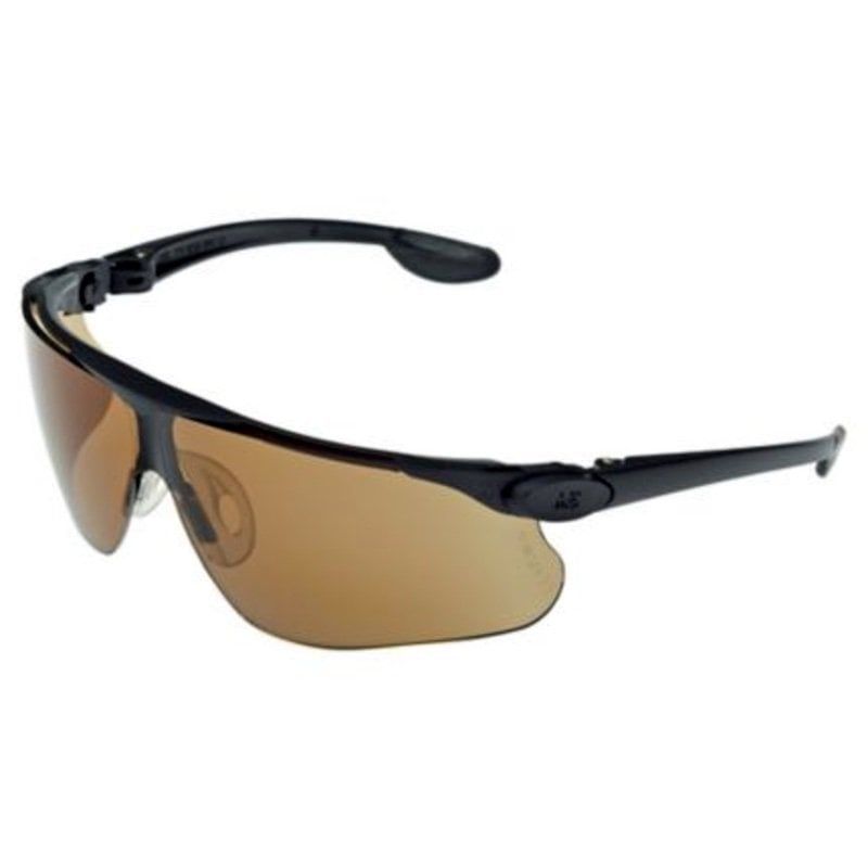3M™ Maxim™ Ballistic Safety Glasses, Black/Grey frame, DX, Bronze Lens, 13297