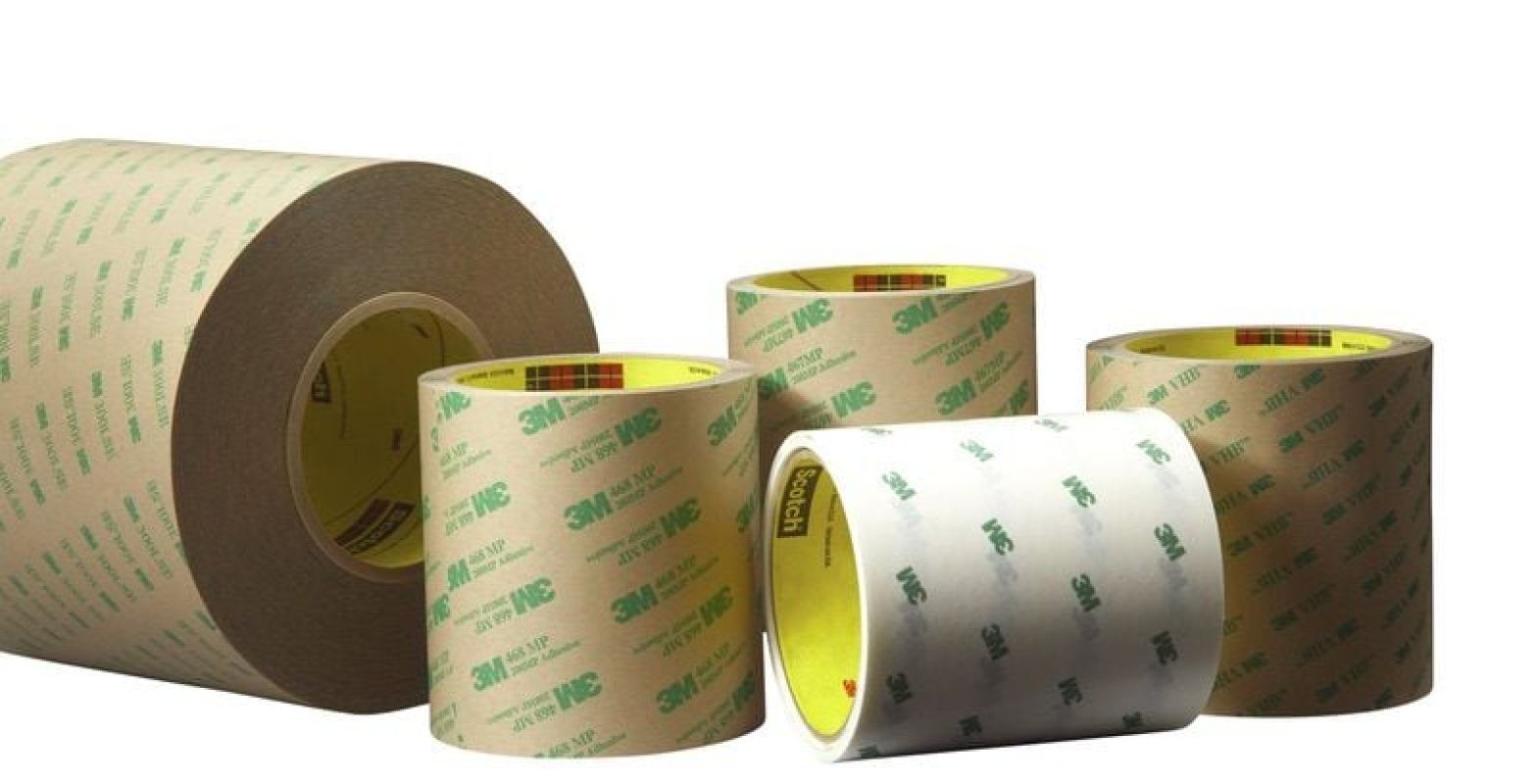 3M™ Adhesive Transfer Tape Double Linered 9553, Transparent, 670 mm x 600 m