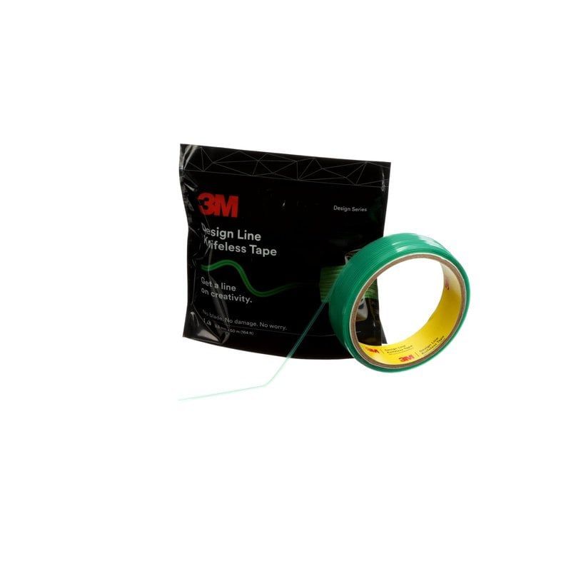 3M™ Design Line Knifeless Tape, Green, 3.5 mm x 50 m