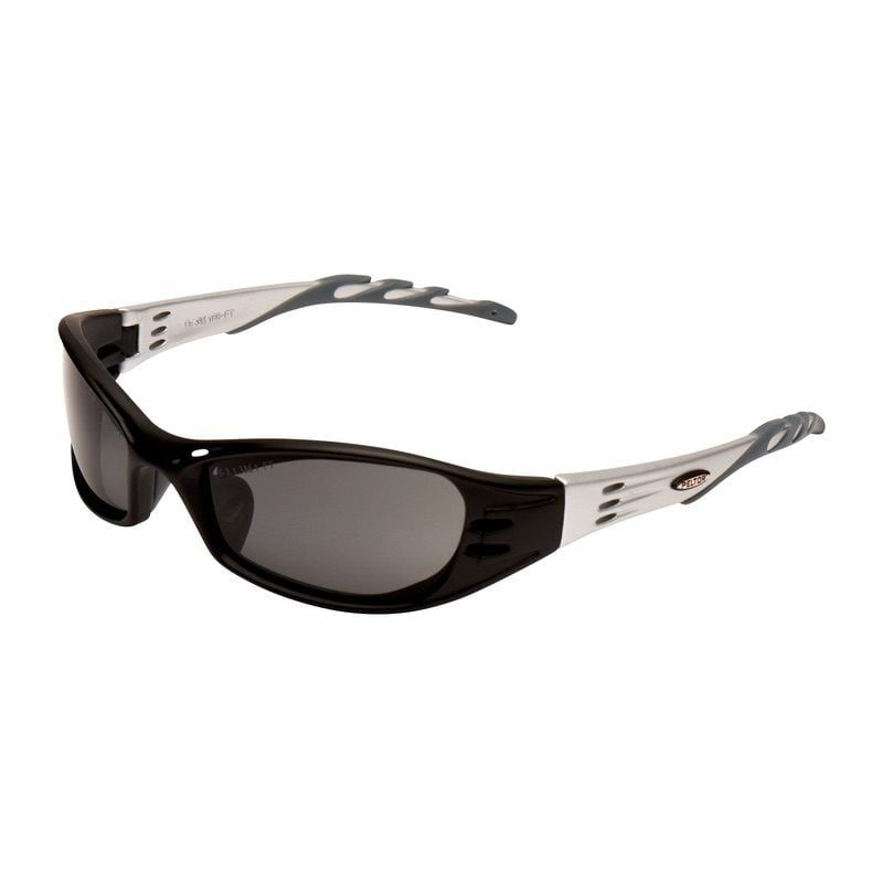 3M™ Fuel™ védőszemüveg, ezüst/fekete keret, karcálló, szürke polarizált lencse, 71502-00005
