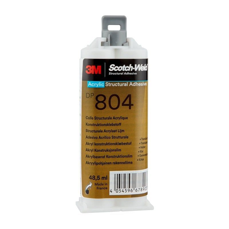 3M™ Scotch-Weld™ EPX Super Transparent Acrylic Adhesive DP804, Transparent, 48.5 ml