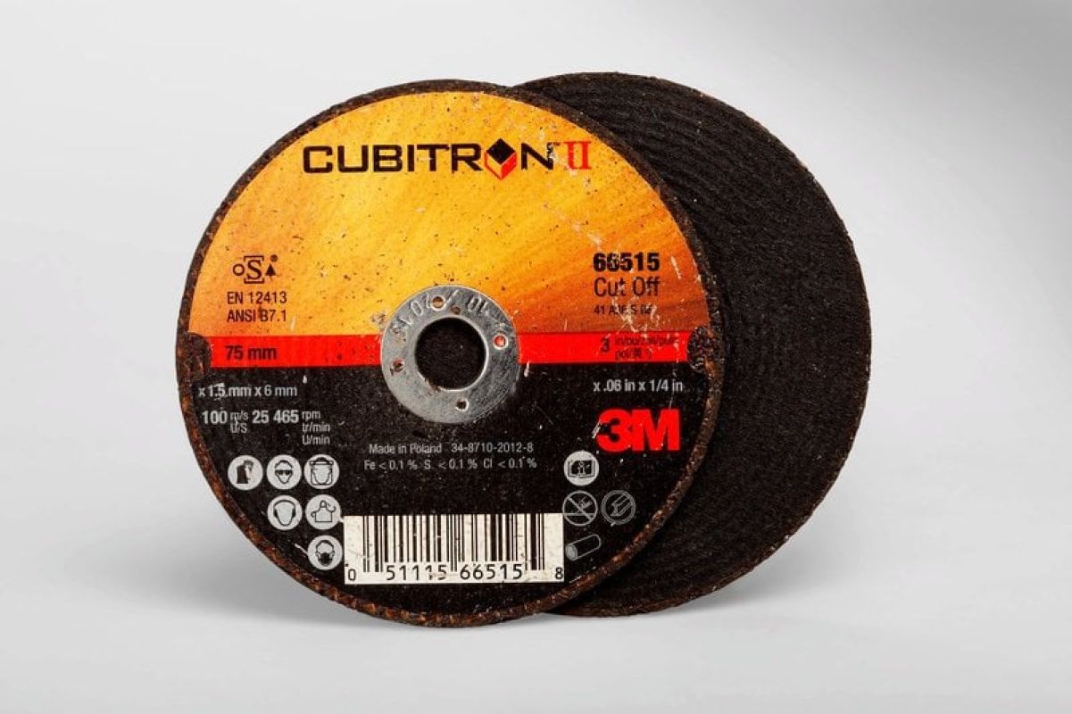 3M™ Cubitron™ II Cut-Off Wheel, T42, 115 mm x 2.5 mm x 22.2 mm