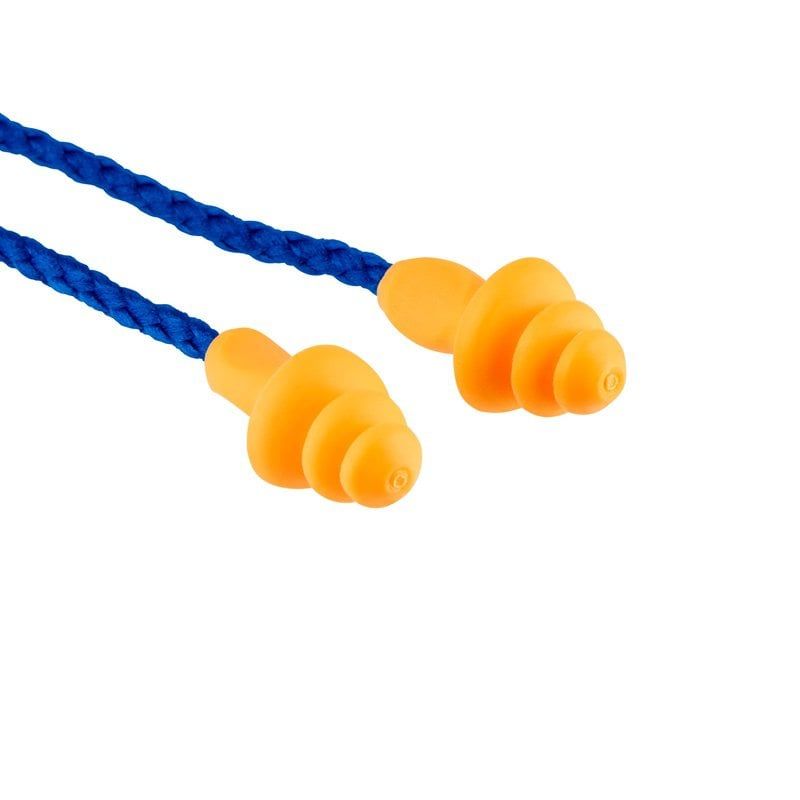 3M™ Earplugs, 25 dB, Corded, 25 Pairs/Pack, 1271