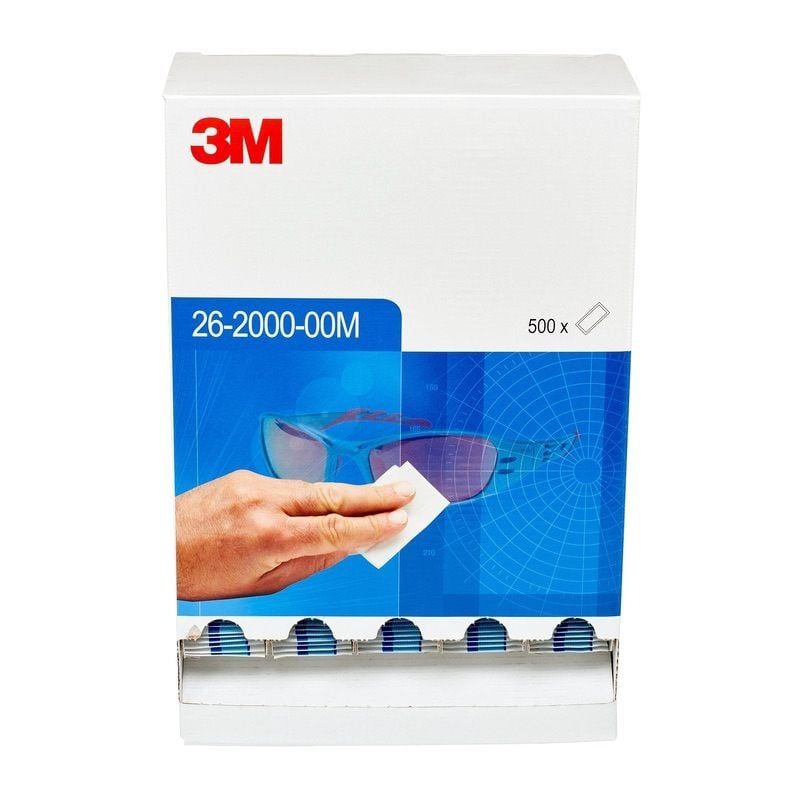 3M™ Disposable Lens Cleaning Tissue Dispenser, 26-2000-00, 500/Disp