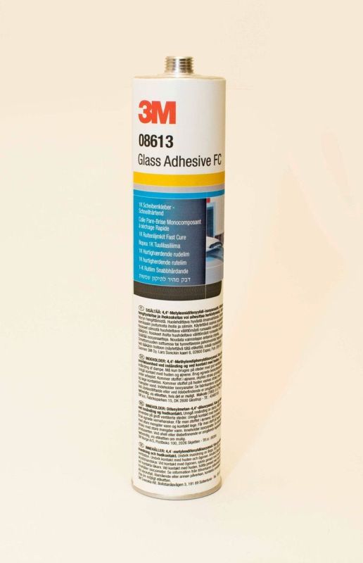 3M™ Auto Glass Urethane Windshield Adhesive, Fast Cure, 310 ml, Cartridge, 08613