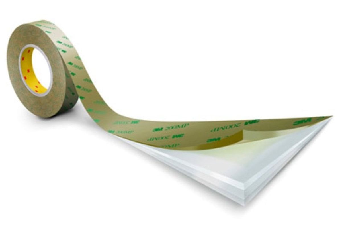 3M™ Double Coated Polyester Tape 92015, Transparent, 1371 mm x 55 m, 0.15 mm