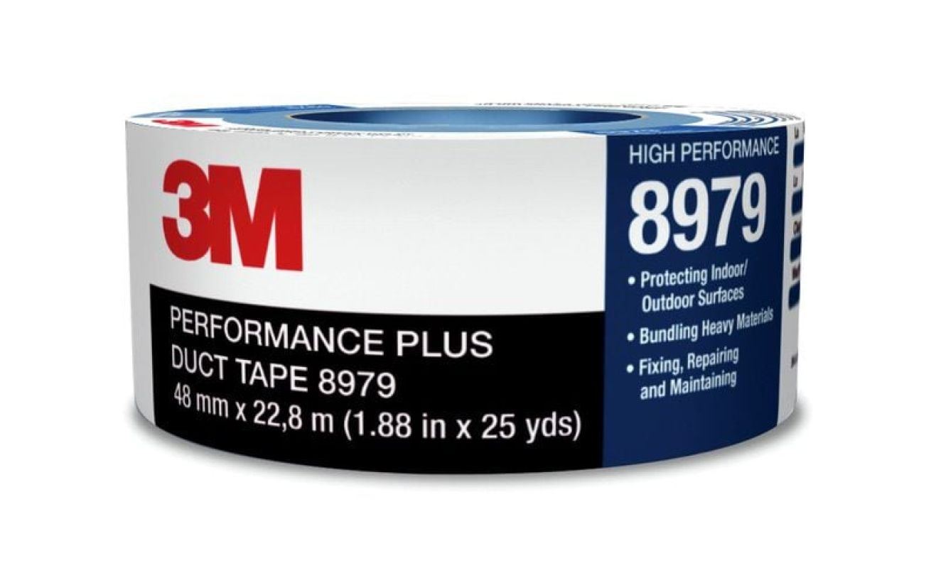 3M™ Performance Plus Duct Tape 8979, Blue, 48 mm x 55 m, 0.33 mm