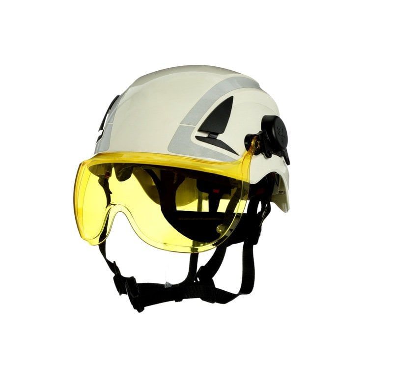 3M™ Short Visor for X5000 and X5500 Safety Helmet, Amber Anti-Fog Anti-Scratch Polycarbonate, X5-SV03-CE, 10 ea/Case