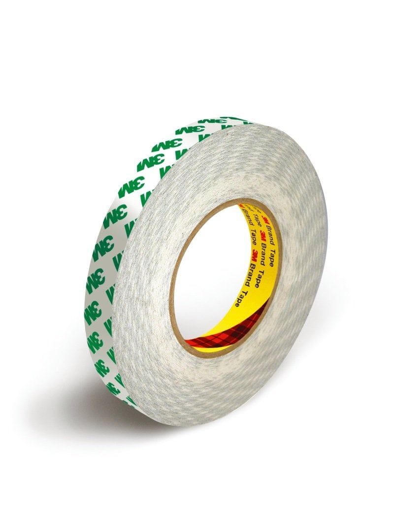 3M™ Double Coated PVC Tape 9087, White, 1000 mm x 50 m, 0.26 mm