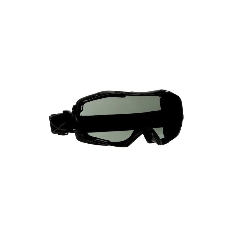 3M™ GoggleGear™ 6000 sorozatú zárt védőszemüveg, fekete keretes, Scotchgard™ páramentes/karcálló bevonat (K&N), szürke lencse, GG6002SGAF-BLK-EU